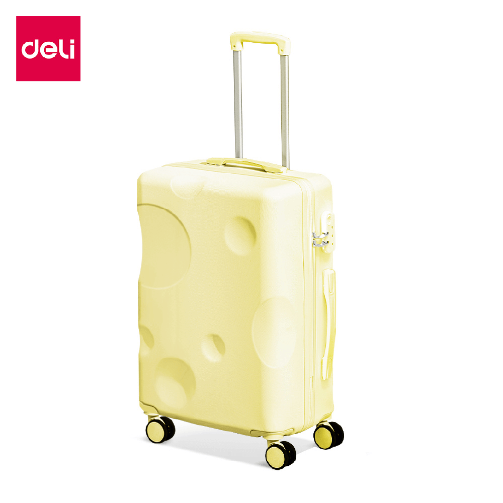 กระเป๋าเดินทางล้อลาก DELI EH1058-YL-24-01 24นิ้ว สีเหลือง_7